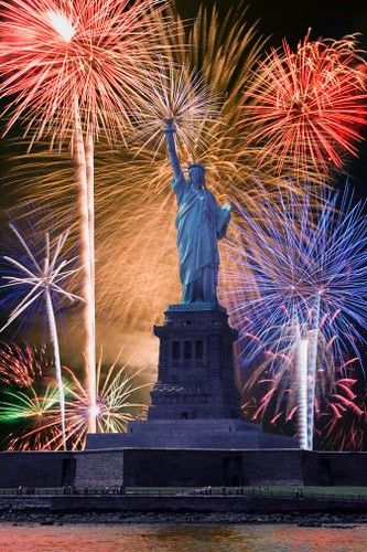 Statue Of Liberty Fireworks | Statue of liberty with firewor… | Flickr Happy Birthday America, Independance Day, Fire Works, I Love America, The Statue Of Liberty, Lady Liberty, God Bless America, Pics Art, Our Lady