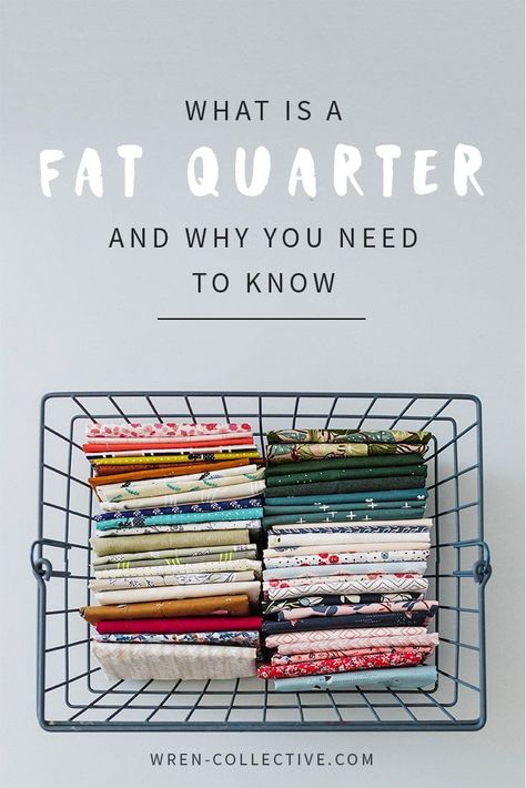 What is a fat quarter? How big is a fat quarter? What do you use them for? Fat quarter size? All of your burning fat quarter questions are answered in this blog post, along with tips on how to make your own fat quarter, how to fold them, and how to efficiently store them. A great guide for those who are just learning to quilt! (And anyone else who would like to learn a handy way to fold a fat quarter.) #modernquilter #beginnerquilter #modernquilt #babyquilt #fatquarter Turkey Club, Fat Quarter Projects, Start Quilting, Modern Quilting, Fabric Tote, Leftover Fabric, Doll Ideas, Quilting For Beginners, Quilting Tips