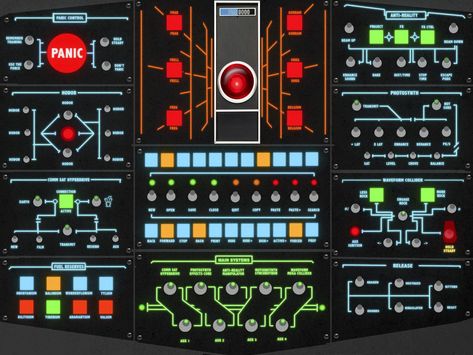 DIY Overhead Control Panel - Album on Imgur Spaceship Control Panel, Spaceship Interior, Mission Control, Control Panels, Flight Simulator, Space Theme, Retro Futurism, Electronics Projects, Control Panel