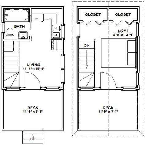 12x16 Tiny House, Cottage Floorplan, Two Story Tiny House, Mil Suite, Loft Floor Plans, Granny Flats, Shed House, Tiny House Layout, Tiny House Loft