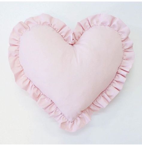 Shape Of Heart, Pink Bedding Set, Bow Pillows, Pink Duvet, Heart Pillows, Heart Cushion, Ruffle Pillow, Girls Bedding Sets