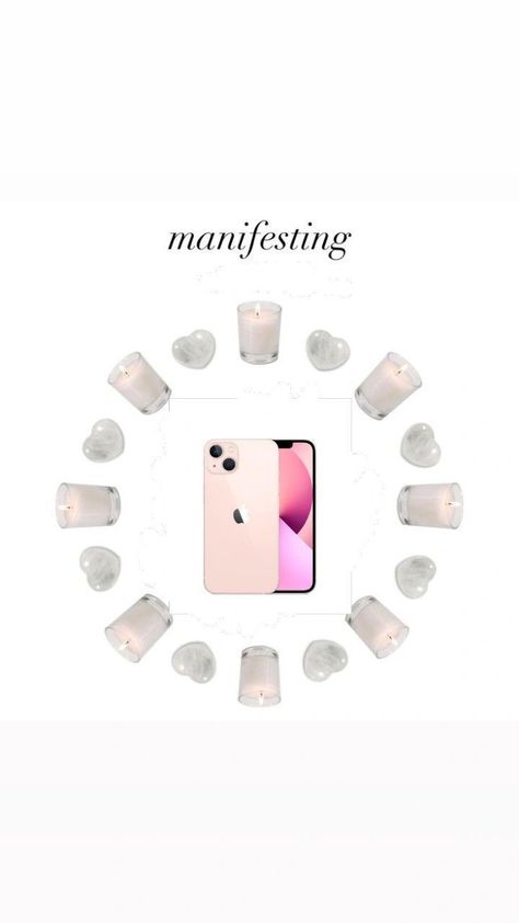 Manifest An Iphone, Phone Vision Board, Iphone Vision Board, Manifest Iphone, Manifesting Iphone, Iphone Manifestation, Manifesting Vision Board, Dream Vision Board, Iphone Obsession