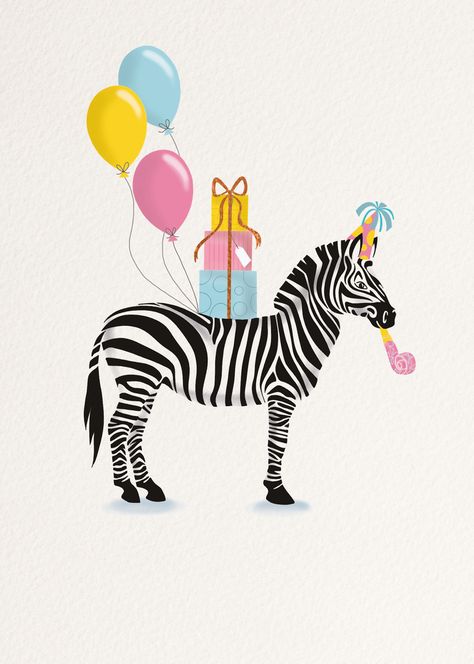 Lizzie Preston | Advocate Art Zebra Illustration, Zebra Birthday, Birthday Wishes For Kids, Leo Birthday, Twin First Birthday, Birthday Cards For Women, Advocate Art, Happy Birthday Messages, Mother's Day Diy