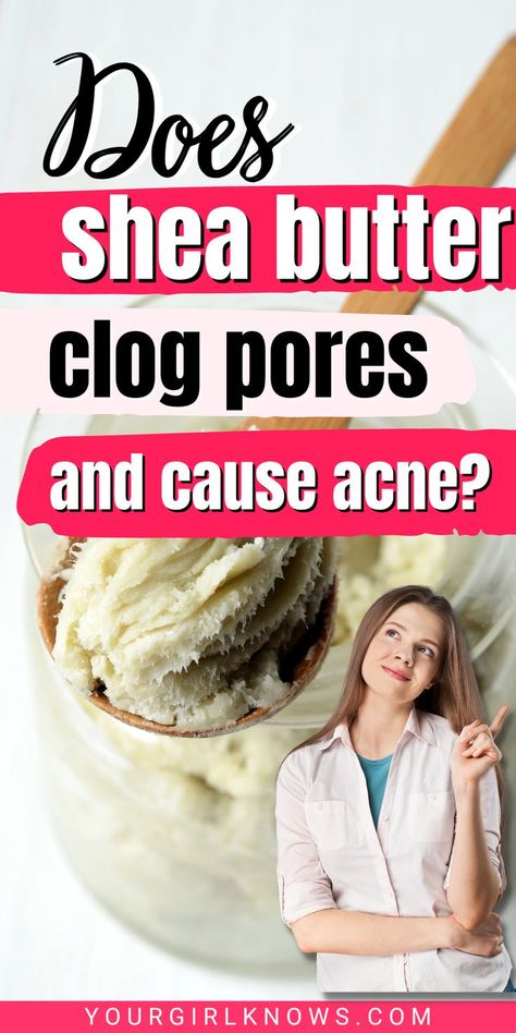 So you've heard all the hype about shea butter and how it's the best thing since sliced bread for your skin. But does shea butter clog pores? We did some digging to get to the bottom of this question for you. Shea butter is definitely a skincare superstar, but find out if it's right for you. Shea Butter, Clogs, Beauty Hacks, Shae Butter, Sliced Bread, Clogged Pores, The Hype, Your Skin, Moisturizer