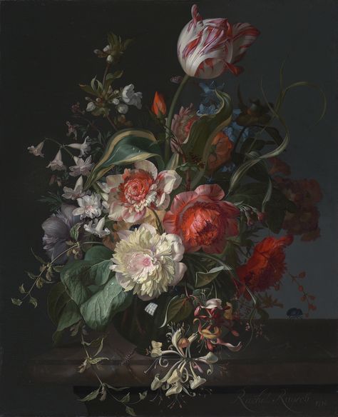 Dutch Flowers X9133-pr Rachel Ruysch, Women Artist, Dutch Still Life, Hans Holbein, Marjolein Bastin, Dutch Golden Age, Francisco Goya, Still Life Flowers, Edouard Manet