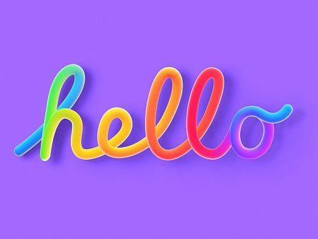 Spline 3D Hello Text Design by Gaddafi Sarker on Dribbble Spline 3d, Hello Text, 3d Text, Text Design, Global Community, Creative Professional, Design