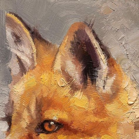 Mark McKenna on Instagram: "“Cunning” (6x6-oil) *SOLD* Foxes are just so stinking fun to paint! This little fella is available. Send me a message if you’re interested. . . . #markmckennastudios #oilpainting #originalart #animalportrait #animalportraits #oilonpanel #foxart #redfox #fox #foxes #foxy #foxesofinstagram #foxesofig #wildlifeart #wildlifeartist #vulpesvulpes #foxkit" Red Fox, Mark Mckenna, Cunning Fox, Fox Eyes, Send Me A Message, Wildlife Artists, Fox Art, Wildlife Art, Happy Place