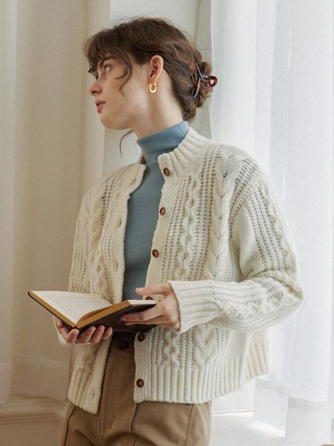 Cardigan Outfits, 가을 패션, Mode Inspiration, Outfit Casual, Looks Vintage, Outfits Casuales, Look Fashion, Capsule Wardrobe, Aesthetic Clothes