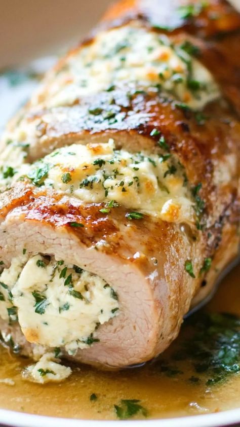 Goat Cheese Stuffed Pork Tenderloin Recipe – Flavor Blaze Christmas Stuffed Pork Tenderloin, Holiday Pork Tenderloin, Christmas Pork Tenderloin Recipes, Stuffed Pork Tenderloin Recipes In Oven, Carnivore Christmas Recipes, Stuffed Pork Loin Recipes Oven, Christmas Main Course Ideas, Christmas Dinner Entrees, Stuffed Pork Tenderloin Recipes