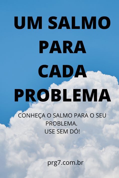 Acredite, tem um salmo para cada problema. Conheça a tabela de usos dos Salmos e aproveite. #tabeladesalmos #umsalmopordia Ying Yang, Affirmations, Spirituality, Jesus, Pasta