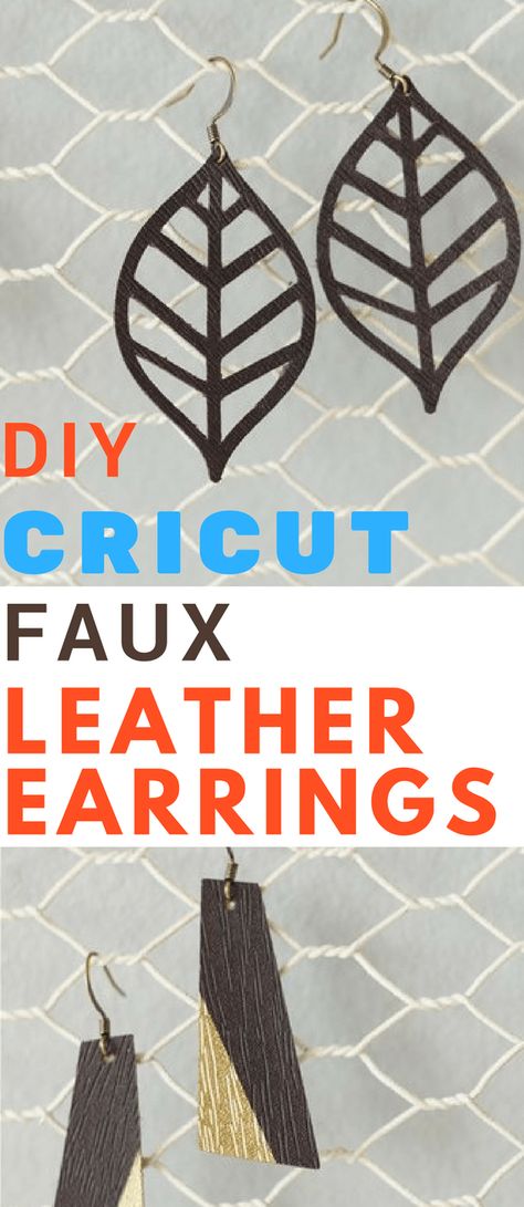 Suede Projects, Cricut Faux Leather Earrings, Vinyl Creations, Diy Leather Earrings, Felt Jewelry, Faux Leather Earrings, Leather Crafts, Druzy Crystal, Diy Cricut