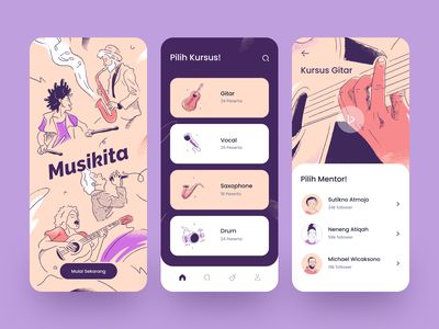 Figma Design Ideas, Digital Character Design, Creative App Design, การออกแบบ Ui Ux, App Poster, Desain Ux, Music App Design, Mobile Website Design, Figma Design