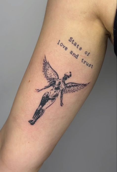 Nirvana In Utero Tattoo, In Utero Tattoo, Utero Tattoo, Pearl Jam Tattoo, Led Zeppelin Tattoo, Nirvana In Utero, Pearl Tattoo, Pumpkin Tattoo, Rock Tattoo