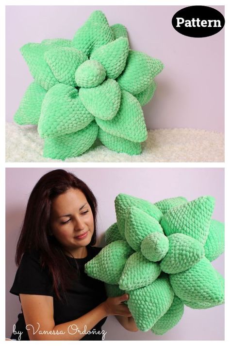 Large Succulent Pillow Crochet Pattern Cactus Pillow Pattern, Succulent Crochet Pillow, Big Crochet Pillow, Crochet Leaf Pillow Free Pattern, Crochet Succulent Plush, Succulent Pillow Crochet Pattern, Succulent Pillow Pattern, Crochet Flower Pillow Pattern, Succulent Pattern