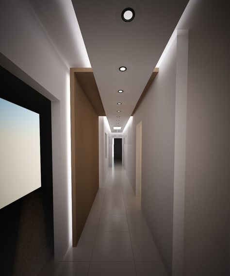 15 Extremely Modern Hall Designs You Can Get Ideas From Floating Ceiling, Arsitektur Art Deco, Gypsum Ceiling Design, Modern Hall, Drop Ceiling Lighting, Corridor Design, Gypsum Ceiling, Plafond Design, Hallway Design