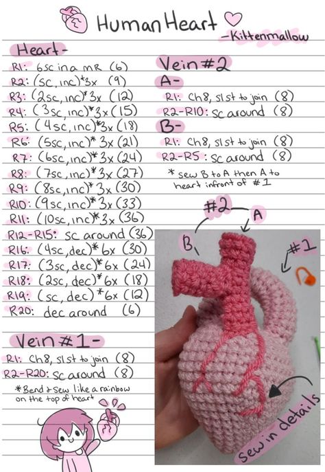 Quick Crochet Patterns, Mode Crochet, Pola Amigurumi, Crochet Animals Free Patterns, Crochet Design Pattern, Kawaii Crochet, Beginner Crochet Projects, Crochet Amigurumi Free Patterns, Crochet Amigurumi Free