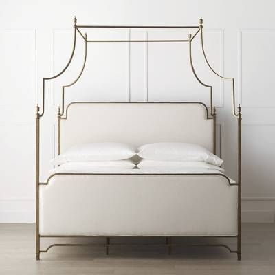 Whitby Canopy Bed | Frontgate Queen Canopy Bed, Simple Bed Designs, Elegant Bedding, Gorgeous Bedrooms, Bedroom Furnishings, Simple Bed, Iron Bed, Canopy Bed, Adjustable Beds