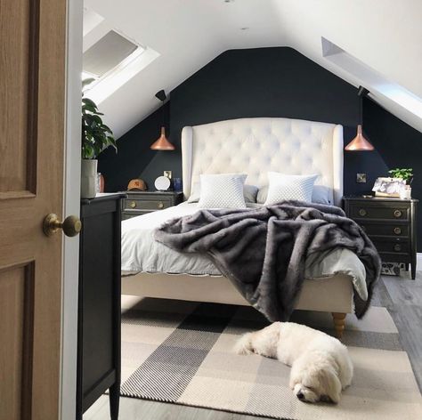 Love Renovate on Instagram: ��“We love this fabulous loft conversion from @life_at_the_lawns! Are you thinking of doing one and don’t know where to start? Our latest…” Loft Bedroom Decor, Small Loft Bedroom, Loft Conversion Ideas, Loft Room Ideas, Dormer Bedroom, Small Loft Spaces, Loft Conversion Bedroom, Attic Ideas, Attic Bedroom Designs