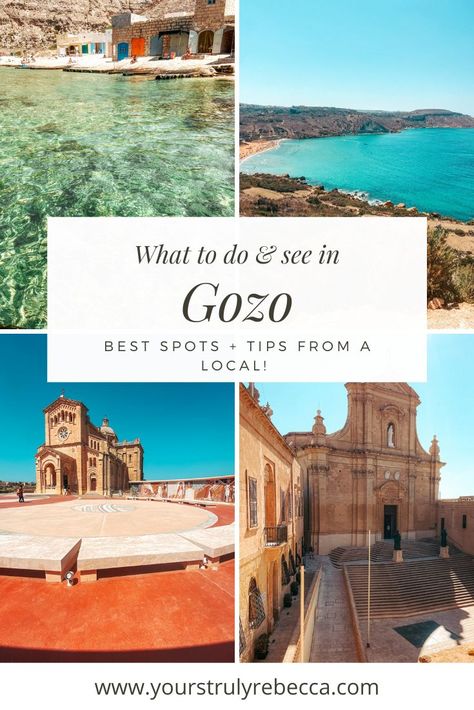 Click here to find out the must see spots and things to do in Gozo, Malta! All tips are from a local who has been visiting the island for years. Come on over to have the best trip to Gozo ever! #gozo #gozomalta #malta #gozoisland #gozomaltabeautifulplaces #beautifulplaces #thingstodogozo #gozomaltafood #tipsfromalocal Malta Vacation, Gozo Island, Malta Travel Guide, Gozo Malta, Maltese Islands, Malta Gozo, Malta Travel, Best Trip, The Perfect Day