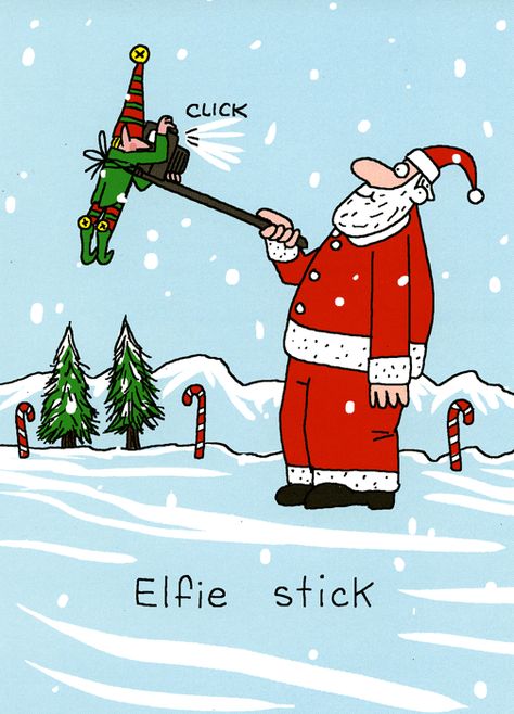 22 Funny Yet Sometimes Rude Cards To Send This Christmas Funny Christmas Cartoons, Norman Vincent Peale, Christmas Memes, Christmas Jokes, Funny Christmas Cards, Santa Clause, Christmas Cartoons, Holiday Humor, Animal Jokes