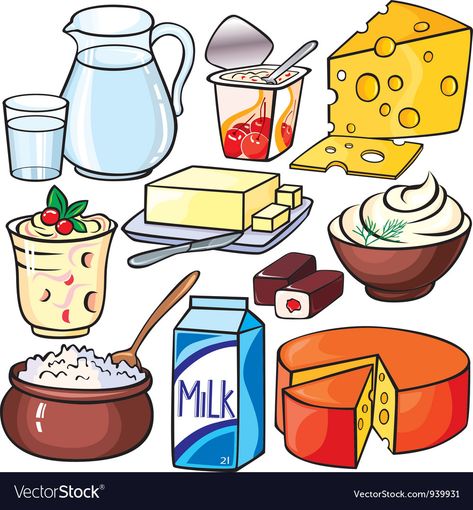 Industry Illustration, Healthy Food Activities, Inkscape Tutorials, Milk Products, Dairy Industry, Food Drawings, Food Activities, Animals Farm, Food Pyramid