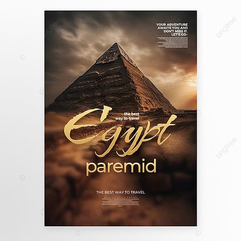 egypt pyramids desert landscape globe travel poster Egypt Poster Design, Desert Poster, Egypt Poster, Egypt Pyramids, Globe Travel, Ad Poster, Egyptian Pyramids, Travel Globe, Poster Travel