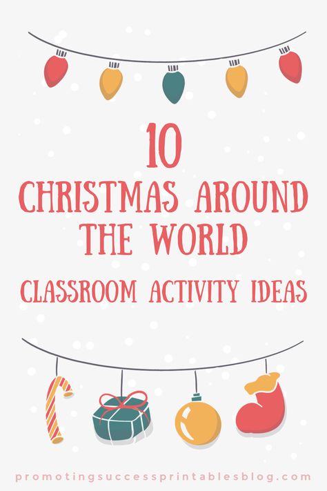 Teaching students about Christmas around the world is a valuable and enriching educational experience that fosters cultural awareness and global understanding. By exploring diverse traditions, customs, and celebrations associated with Christmas in different countries, students gain a broader perspective on the world's rich cultural tapestry. World Activities For Kids, Globe Activities, Christmas Around The World Activities, Holiday Celebrations Around The World, Around The World Activities, Classroom Christmas Activities, Rubrics For Projects, Around The World Theme, Christmas Around The World