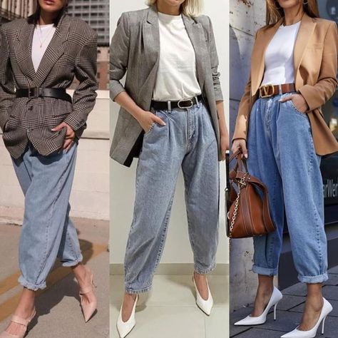 Paper Bag Jeans Outfit, Bag Jeans Outfit, Balloon Jeans Outfit, Cinema Outfit Ideas, Zara Outfit Ideas, Cinema Outfit, Balloon Jeans, Paper Bag Jeans, Blazer Zara