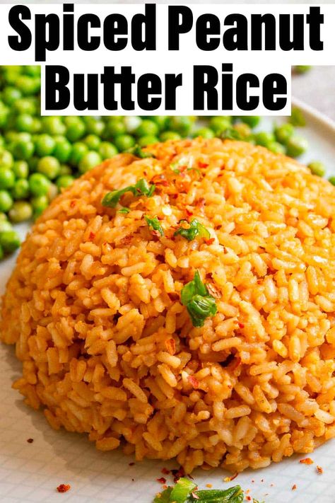 Orthodox Fasting, Vegan Rice Dishes, Asian Side Dishes, Rice Side Dish Recipes, Fasting Recipes, Vegan Rice, Rice Side Dishes, Easy Rice Recipes, Peanut Recipes