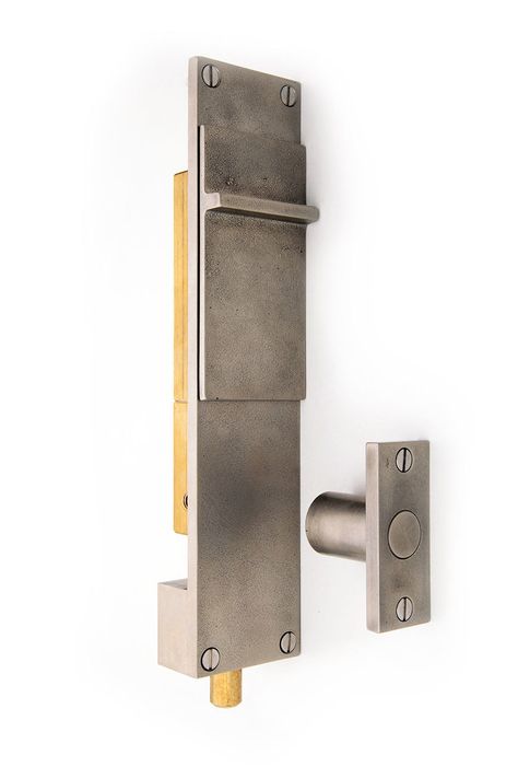 FSB-9 Flush Surface Bolt | Sun Valley Bronze Hardware Flush Door, Cabinetry Hardware, Door Handle Design, Flush Doors, Pivot Doors, Bronze Hardware, Sun Valley, Cabinet Hardware, Door Handle