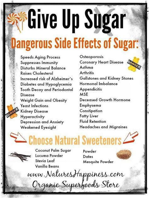 Dangerous Side Effects Of Sugar! Effects Of Sugar, Sugar Detox Diet, Quit Sugar, Sugar Free Diet, Processed Sugar, Sugar Detox, Natural Sweeteners, Health Info, Foods To Eat