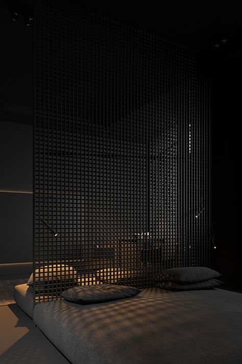 ii1h on Behance Dark Interior Design, Black Bedroom Design, Black Interior Design, Dark House, Aesthetic Rooms, Dark Interiors, Home Building Design, Luxury Homes Dream Houses, Decoration Inspiration