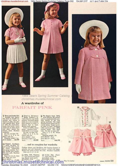 Retro Kids Clothes, 1960s Dresses, Dress And Jacket Set, Kids Dress Patterns, Retro Kids, Kid Clothes, Baby Clothes Patterns, 1960s Fashion, Dresses Kids Girl