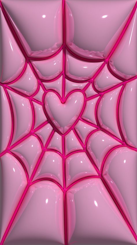 Pink Spiderweb Lockscreen wallpaper Heart Spider Web, Heart Spider, 3d Wallpaper Cute, Halloween Wallpaper Iphone Backgrounds, Jelly Wallpaper, 3d Wallpaper Iphone, Desain Buklet, Iphone Wallpaper Stills, Pink Wallpaper Girly