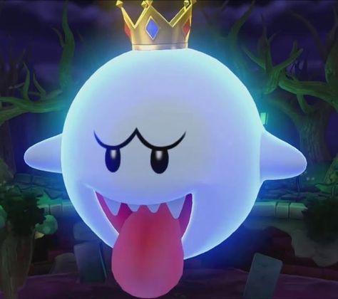 King Boo, Mario, White, Instagram