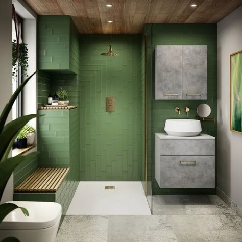 Attic Shower, Wet Room Bathroom, Luxury Bathroom Design, Luxury Bathroom Vanity, Open Showers, Bathroom Layouts, Shower Box, Compact Bathroom, Holly Tree