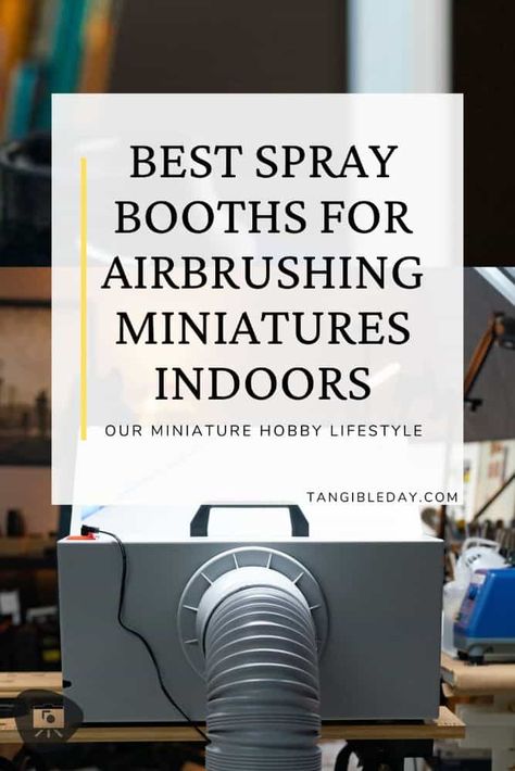 Spray Booth Diy, Portable Spray Booth, Portable Paint Booth, Screen Printing Tutorial, Airbrush Spray Booth, Booth Diy, Model Painting, Paint Booth, Spray Booth