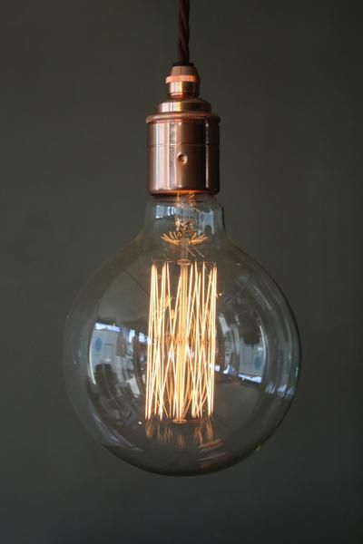 Vintage Style Filament Bulbs - Large Globe | discoverattic Vintage Home Decor Living Room, Globe Vintage, Smart Tiles, Filament Bulb Lighting, Vintage Light Bulbs, Attic Renovation, Attic Remodel, Thomas Edison, Bulb Light