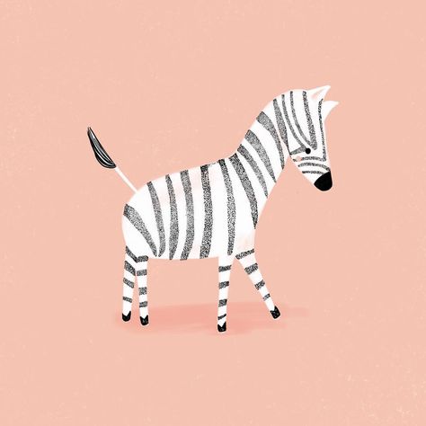 No. 64 | Wittle Zebra. Guess this is becoming a series... what should I make next? . . . . . . . #illustration #zebra #stripes… Zebra Photo, Zebra Illustration, Conversational Prints, Illustration Kids, Zebra Stripes, Simple Illustration, Art Et Illustration, Baby Art, Illustration Inspiration