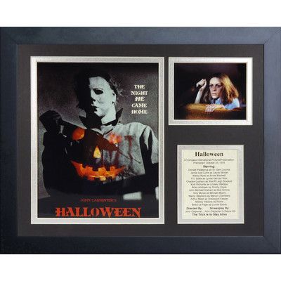 Legends Never Die Halloween Framed Memorabilia Horror Movie Decor, John Carpenter Halloween, Memorabilia Display, Photo Collage Wall, Movie Decor, Halloween Film, Photo Presentation, Legends Never Die, Halloween Frames