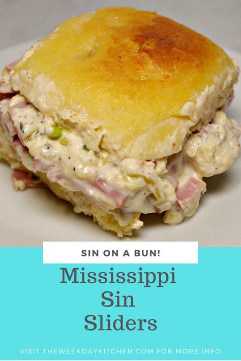 Mississippi Sin Dip Sliders Mississippi Sin Dip, Sin Dip, Sliders Recipes Hawaiian Rolls, Dinner Recipes With Chicken, Easy Slider Recipes, On A Bun, Sandwhich Recipes, Slider Sandwiches, Best Sandwich Recipes