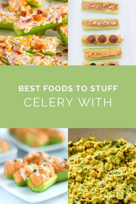 Find all the best ideas on how to enjoy celery as a perfect and healthy snack! Go beyond ants on a log or peanut butter in your celery with these quick homemade recipes. Celery Peanut Butter, Celery Snacks, Ants On A Log, Celery Smoothie, Celery Recipes, Peanut Butter Snacks, Dairy Free Snacks, Veggie Tray, Good Healthy Snacks