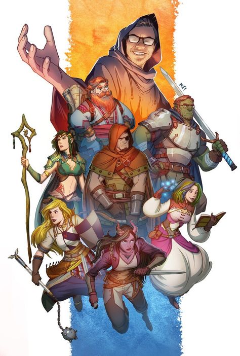 Fantasy Group Pose Reference, Dnd Group Pose, Dnd Group Pose Reference, Dnd Group Art, Group Character Poses, Group Pose Reference, Dnd Poster, Dnd Commission, Group Composition