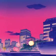 future funk/vaporwave | magical whirl | 45 playlists | 8tracks radio Tokyo Anime Aesthetic, Future Funk Aesthetic, Citypop Aesthetic, Playlist Background, 80s City Pop, Purple Vaporwave, Omg Aesthetic, Funk Aesthetic, City Pop Aesthetic