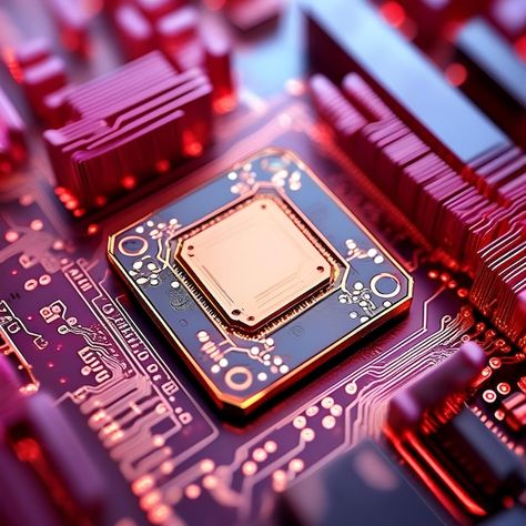 Photo closeup of central processing unit... | Premium Photo #Freepik #photo Central Processing Unit, Technology Photos, Motherboard, Premium Photo, Graphic Resources, Close Up, The Unit, Technology, Quick Saves