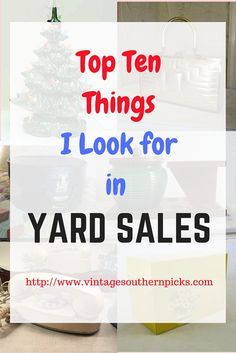 Top Ten Things I Look for in Yard Sales Yard Sale Hacks, Garage Sale Tips, Flea Market Booth, Ebay Hacks, Yard Sale Finds, Thrift Store Shopping, Garage Sale Finds, Flea Market Flip, Thrift Store Crafts