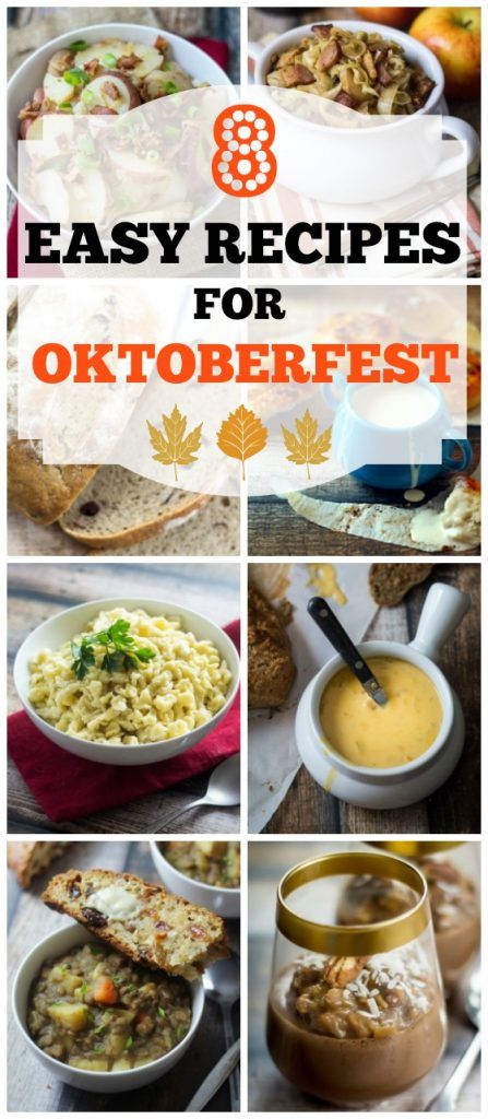 8 Easy Recipes for Oktoberfest - strap on your lederhosen and help yourself to another frosty beer! Oktoberfest is here! Oktoberfest Dinner, Octoberfest Party, October Fest, Oktoberfest Food, Octoberfest Food, Diy Easy Recipes, Polynesian Food, Oktoberfest Party, Help Yourself