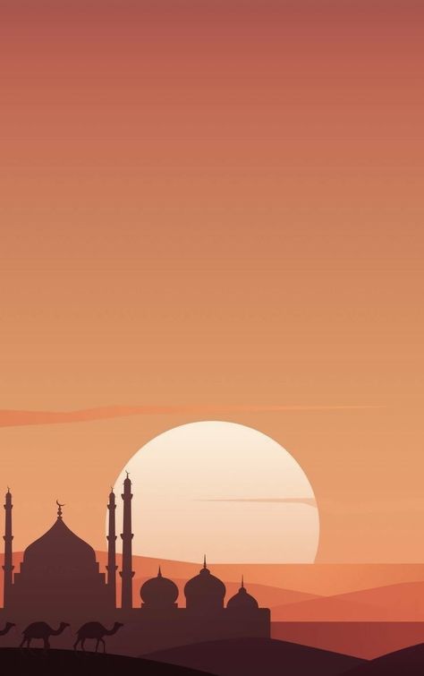 Mosque Illustration, Social Media Images Design, Hd Landscape, Illustration Landscape, Ramadan Poster, Islamic Wallpaper Hd, Landscape Concept, Abstract Art Painting Diy, Islamic Artwork