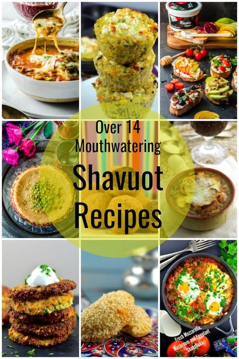 Shavous Recipes, Jewish Recipes Traditional, Kosher Recipes Shabbat, Shabbat Dinner Recipes, Sukkot Recipes, Shavuot Recipes, Shabbat Recipes, Chag Sameach, Biblical Feasts