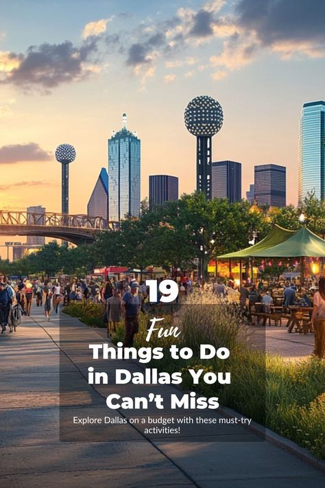 Explore the best of Dallas without spending a fortune! From art districts to outdoor escapes, we’ve rounded up the most fun, budget-friendly activities to make your trip unforgettable. 🏞️🍴#DallasOnABudget #VisitDallas #DallasAdventures #ThingsToDoInDallas #TravelDallas Dallas Activities, Things To Do In Dallas, Visit Dallas, Art District, Top Tips, Fun Things, On A Budget, Budget Friendly, Fun Things To Do